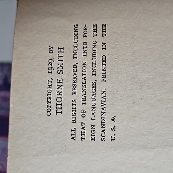 1929 1st printing The stray Lamb by Thorne Smith Antique - Picture 2 of 6